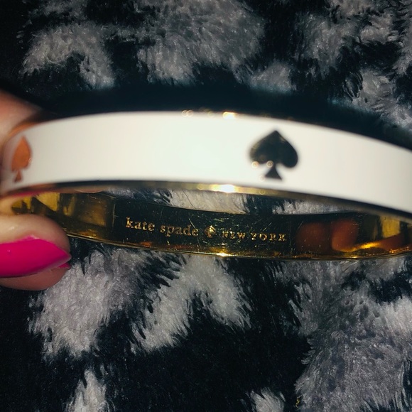 Kate Spade Bangle bracelet • white/gold • - Picture 2 of 5